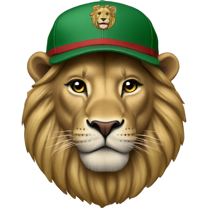 casquette gucci lion emoji