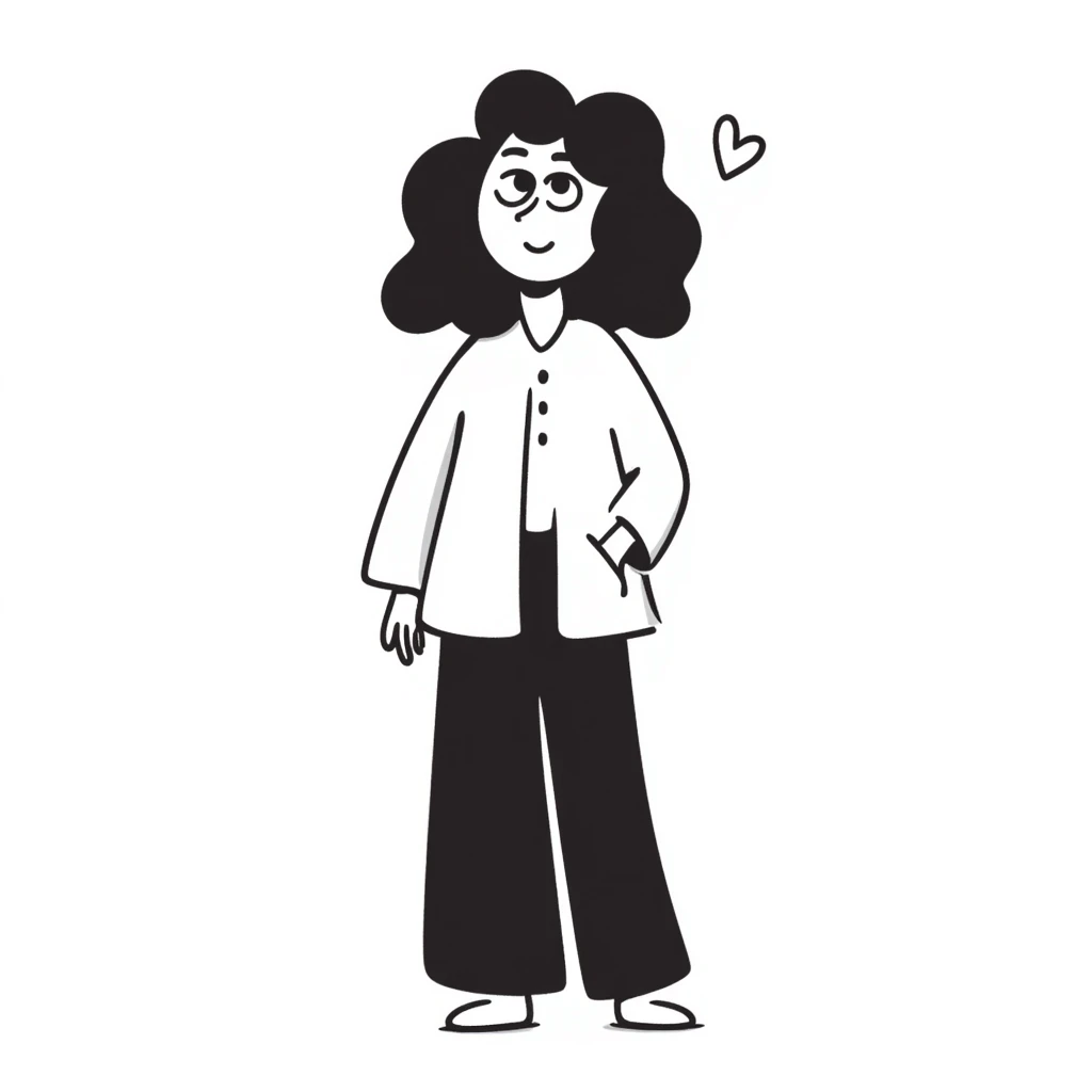 hand-drawn doodle style of 'Dana Dawson', playful, casual, with a small heart accent emoji