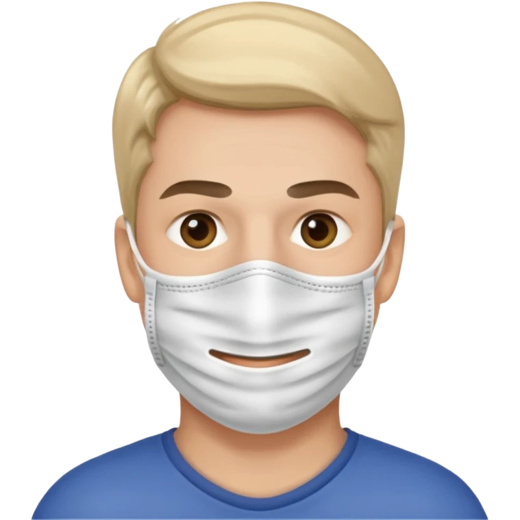 man, facemask emoji
