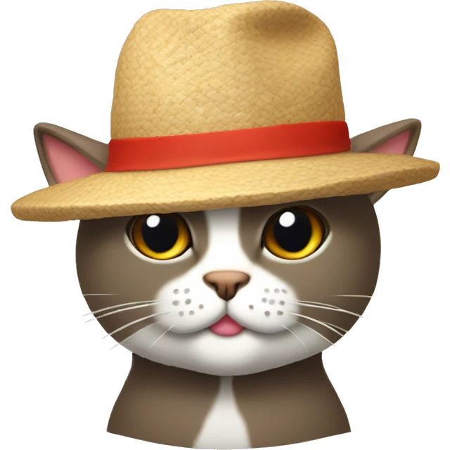 gato con gorro de cangrejo emoji