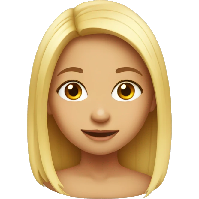 Cute girl emoji