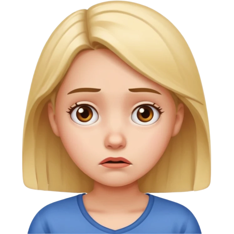 Confused girl  emoji