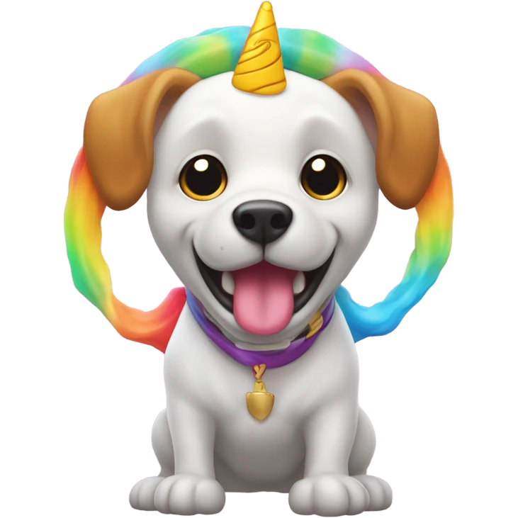 chien licorn emoji