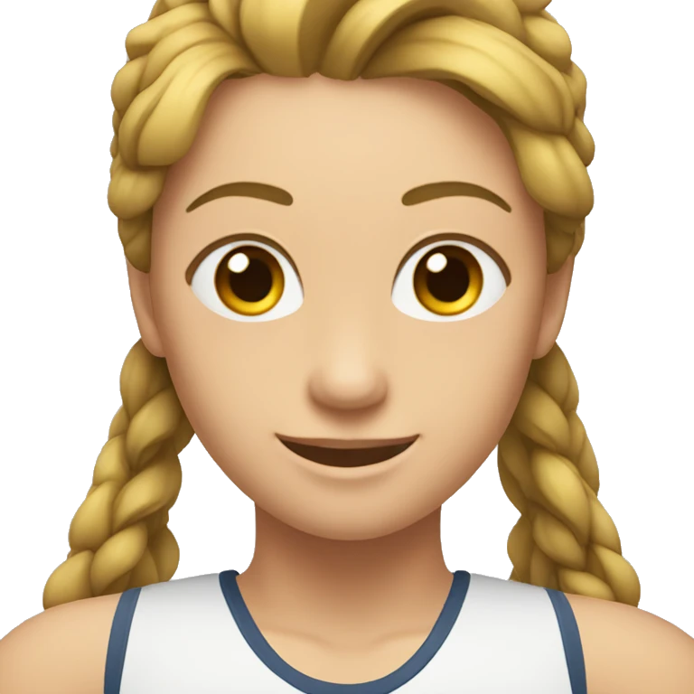 Una gimnasta rítmica  emoji