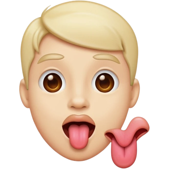 tongue out emoji