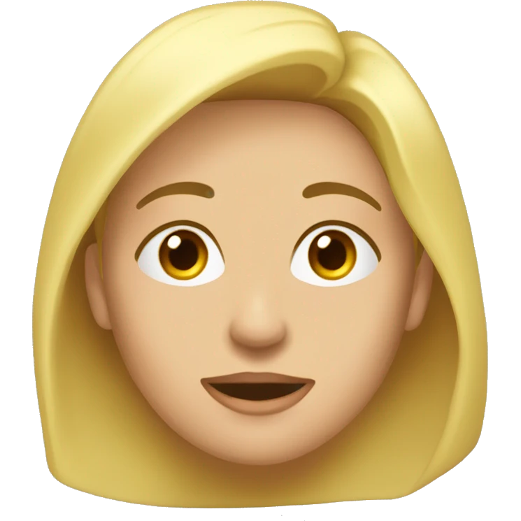 Луна горящая однотонная emoji