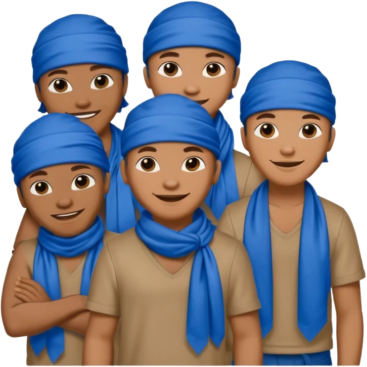 gangster crips emoji