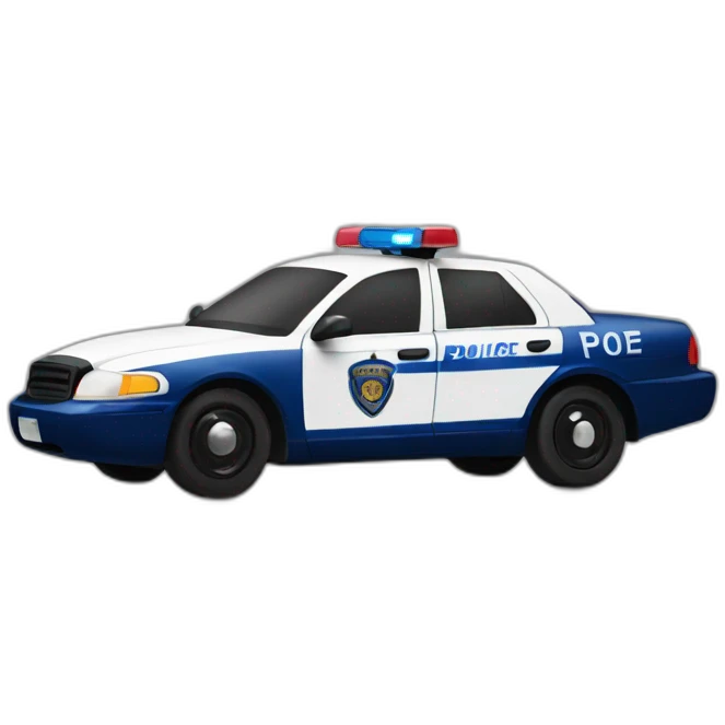 police car emoji