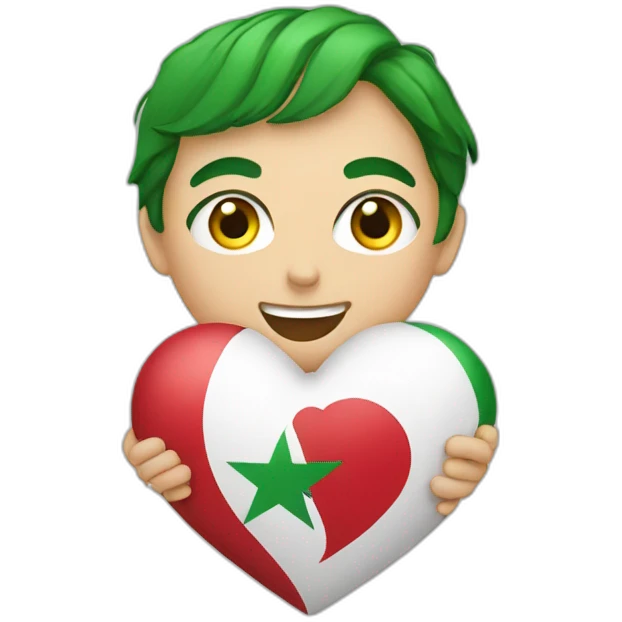 heart algeria emoji