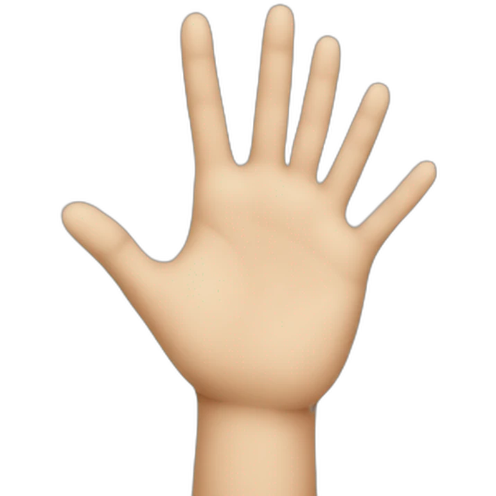 Hand emoji