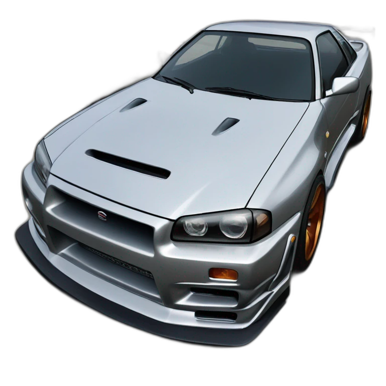 nissan skyline gtr r34 fast and furious 2 emoji
