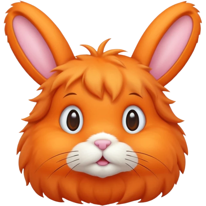 Keep it like that but the bunny thr color orngne emoji