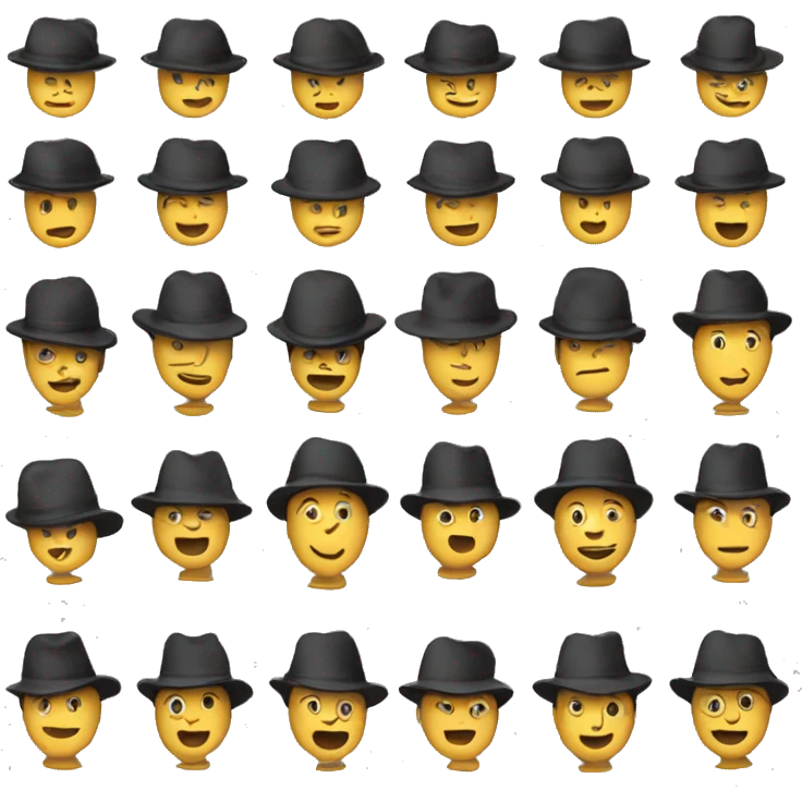 person-wearing-multiple-hats emoji