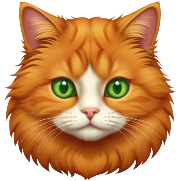 Рыжий кот  emoji