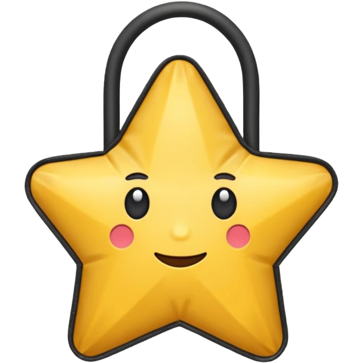 star shaped bag emoji