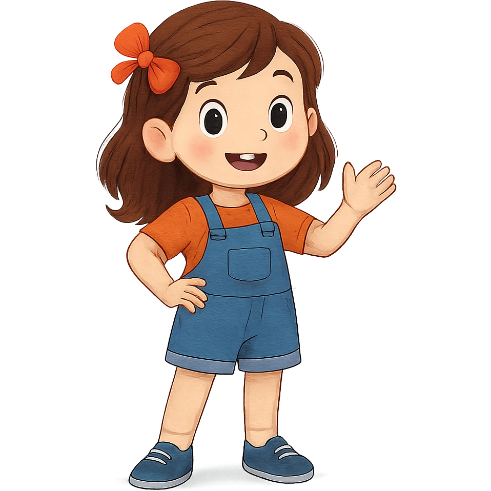 A little girl, versatile and adaptable emoji
