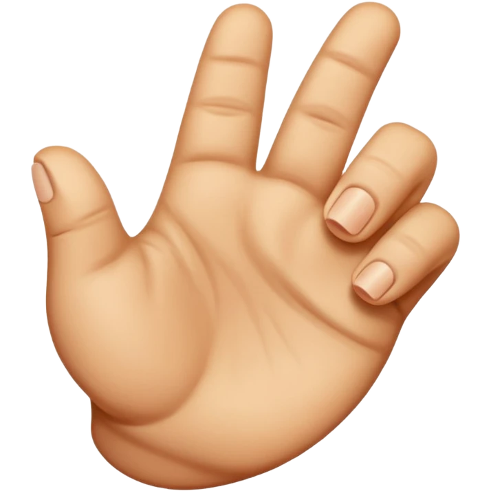Sideways thumb emoji