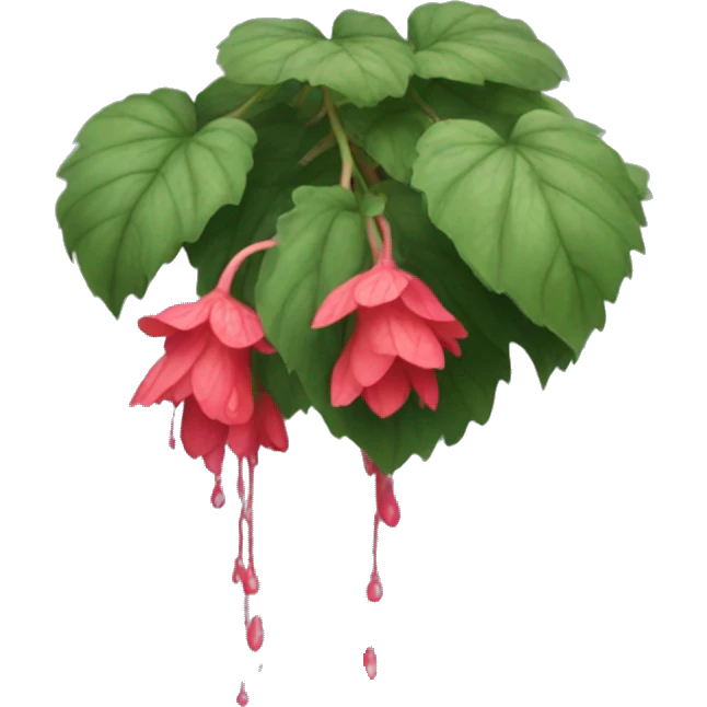 Weeping begonia  emoji