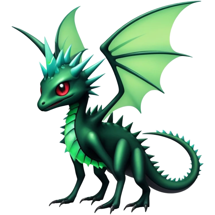 Punk’ish Edgy Futuristic Badass Dark Gothic Flygon-Aurorus-Amaura-Hybrid-Creature emoji