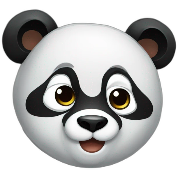 panda pixel emoji