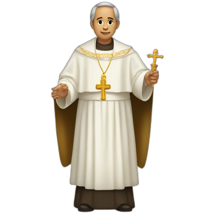 Sacerdote orando emoji