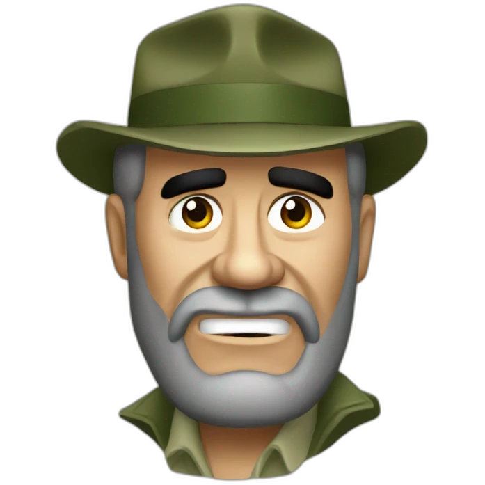 Angry Fidel Castro emoji