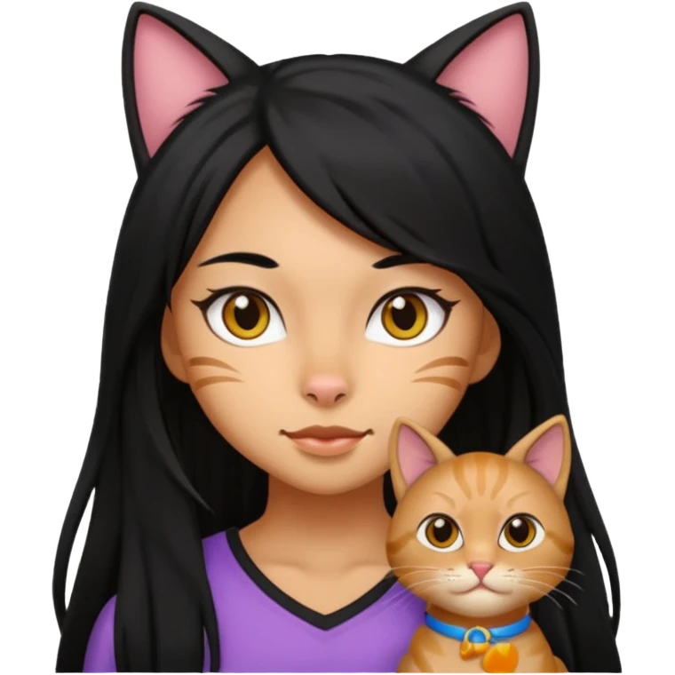 She is a cat girl emoji
