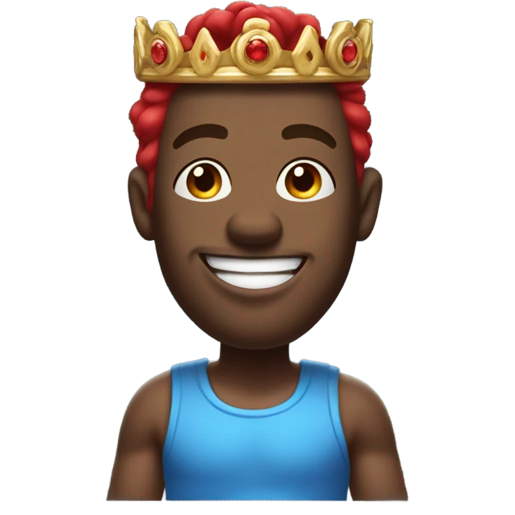 Blue Genie from aladdin  emoji