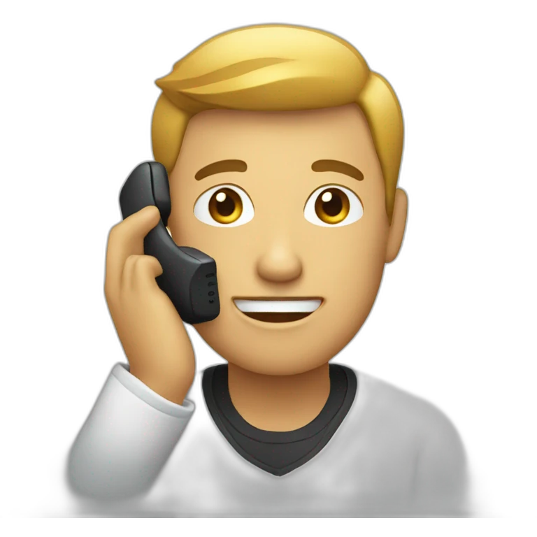 person on a phone emoji