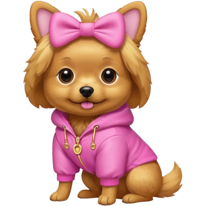 Juicy Couture dog  emoji