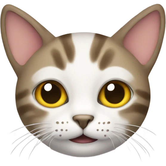Cat with a SOS sign emoji
