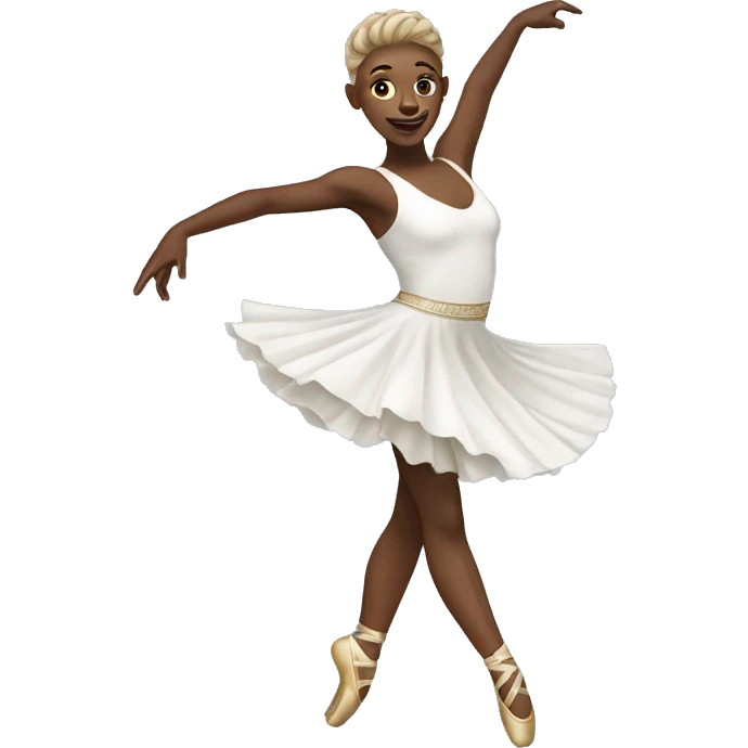 white dancer emoji