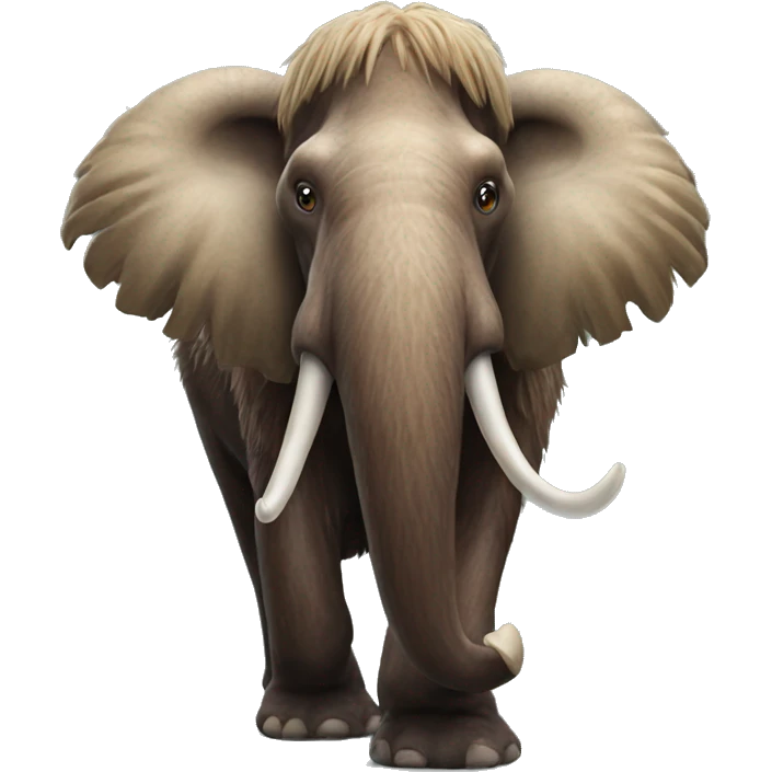 Hyper realistic mammoth  emoji