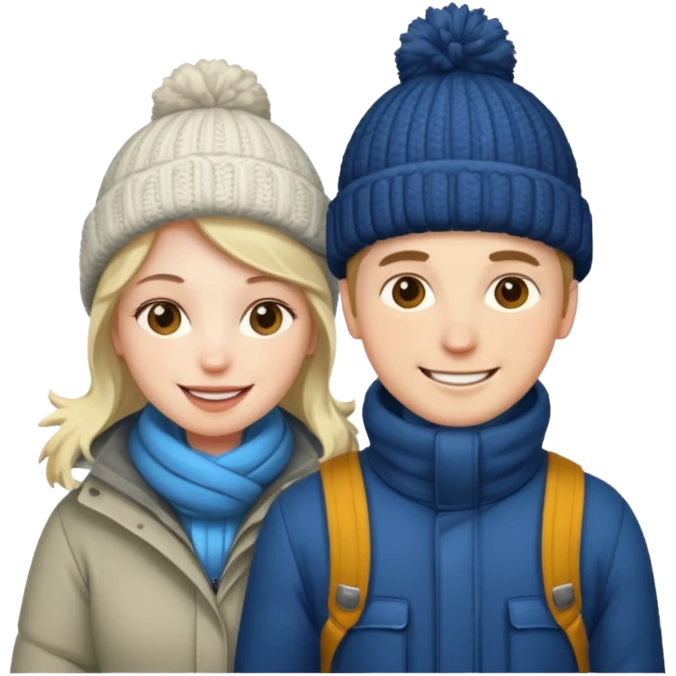 cold climate man woman emoji