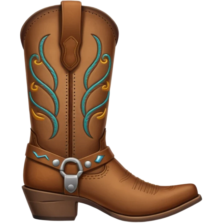 Cowboy boot emoji