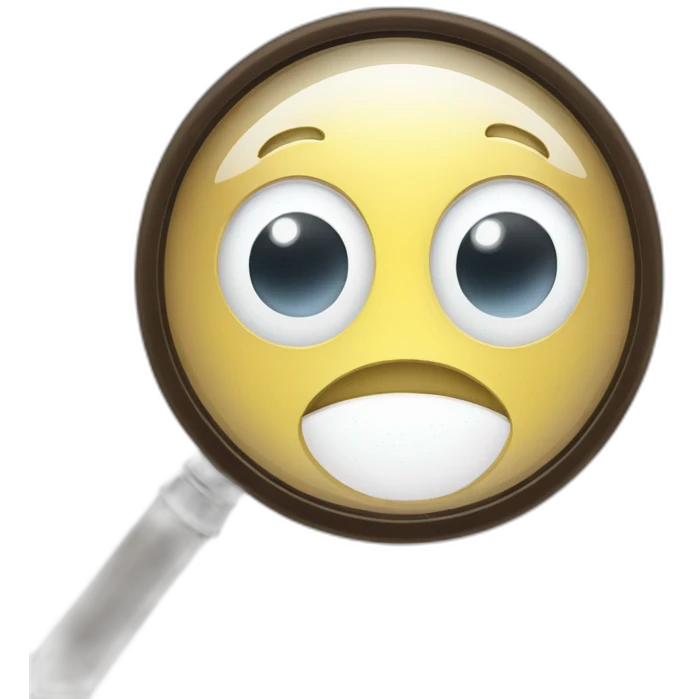 magnifying glass emoji