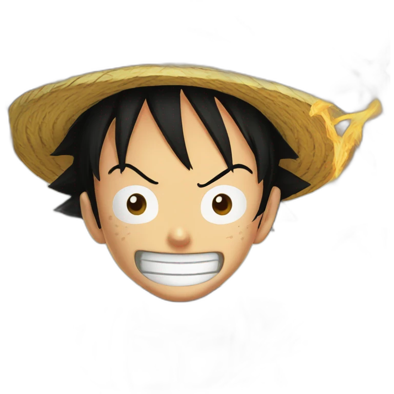 Luffy lit emoji