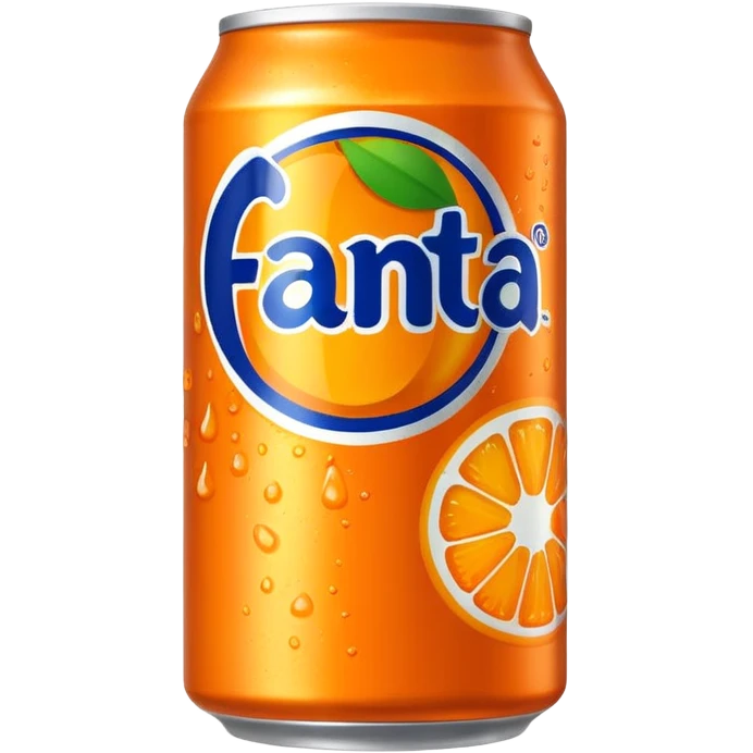a bright orange Fenta can emoji