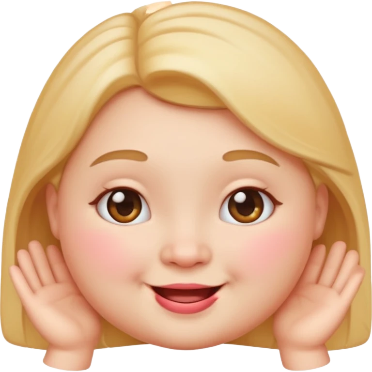 Cute emoji femal chubby emoji
