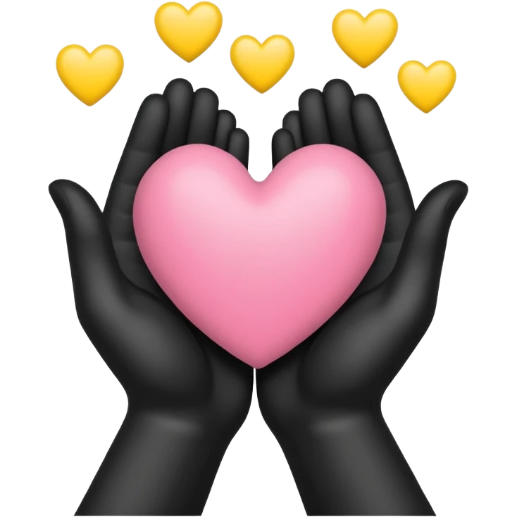 💬 3. Support Heart — “Підтримка”

Символ: сердечко у руці або два маленьких серця поруч
Значення: тепло, підтримка, любов до ком’юніті
Стиль: чорний контур, жовтий або рожевий акцент emoji