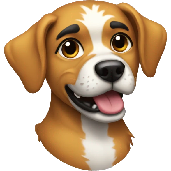 Dog punk emoji