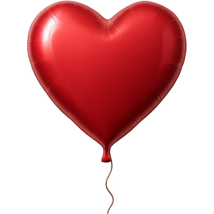 heart-shaped balloon emoji