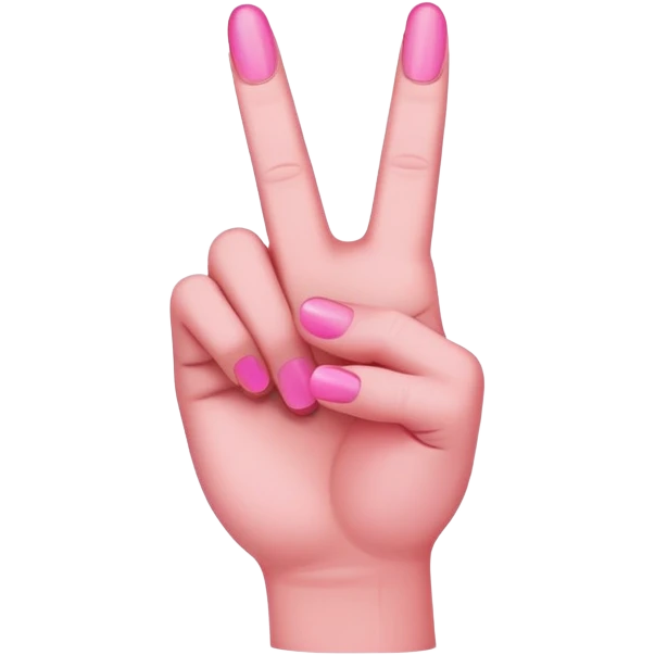 pink middle finger emoji