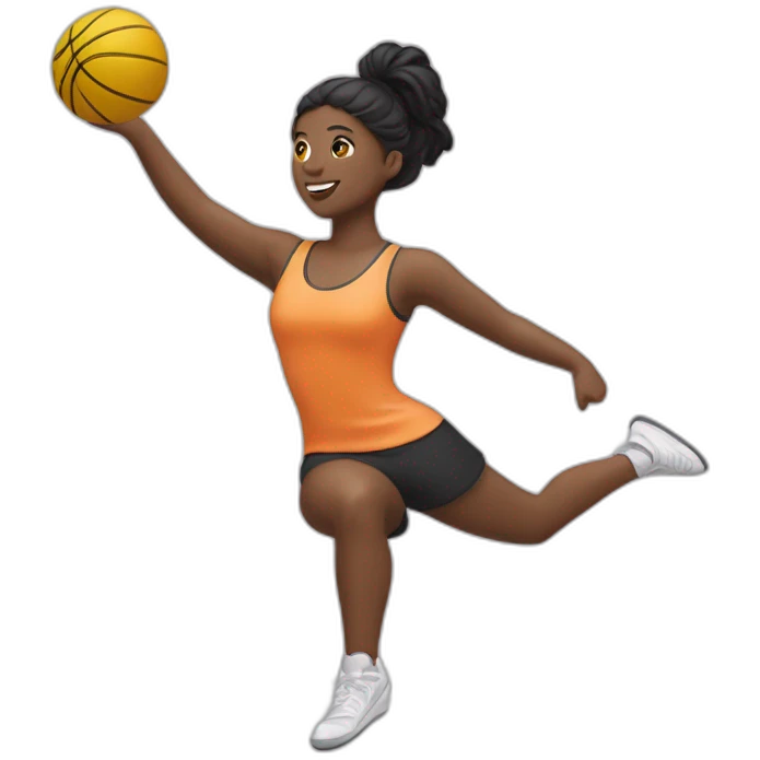 Danseur avec une doudoune nike emoji