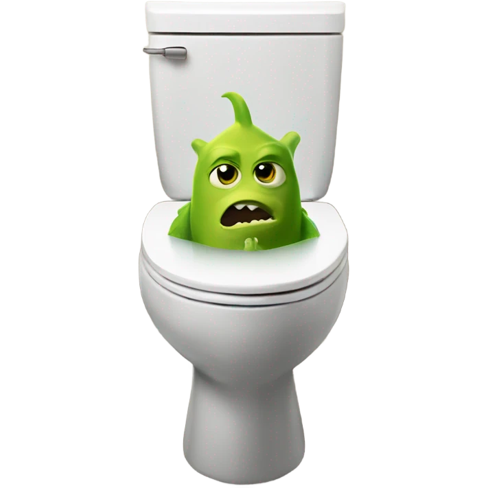 Sherk in a toilet emoji