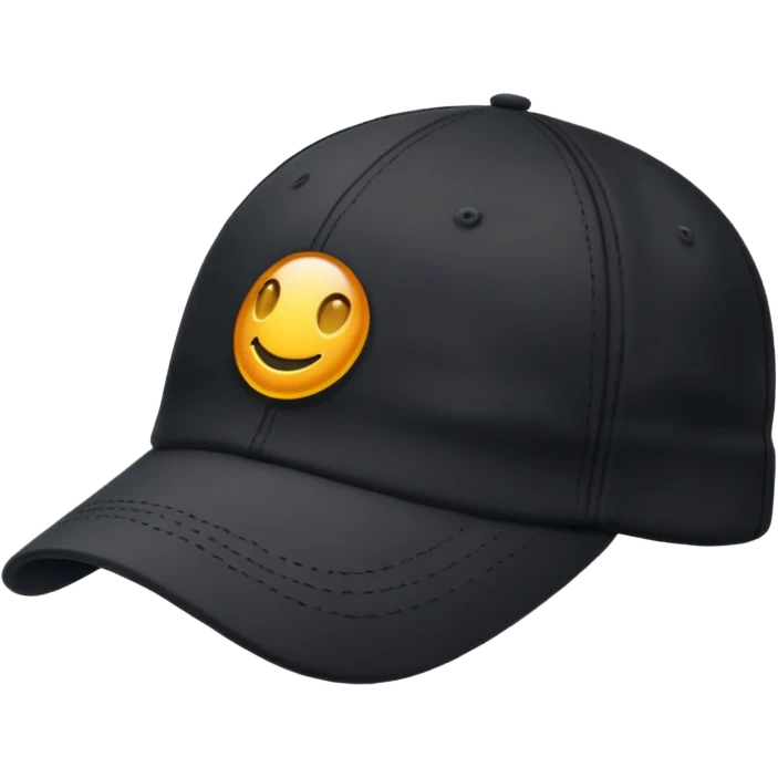 black golf hat emoji