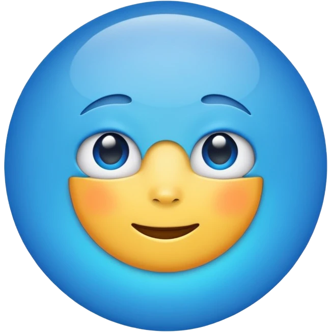 Create a verify parody badge  emoji with this ✅🔵 emoji