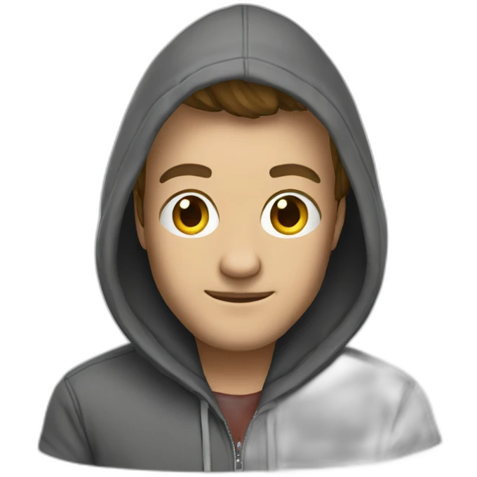 hackerman in the hoodie emoji