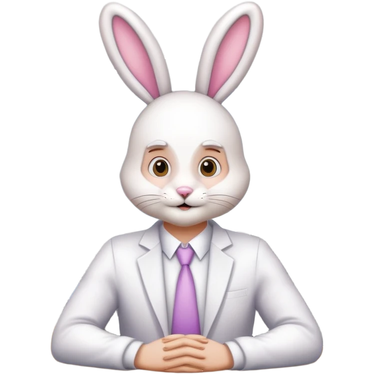 Office Easter bunny  emoji