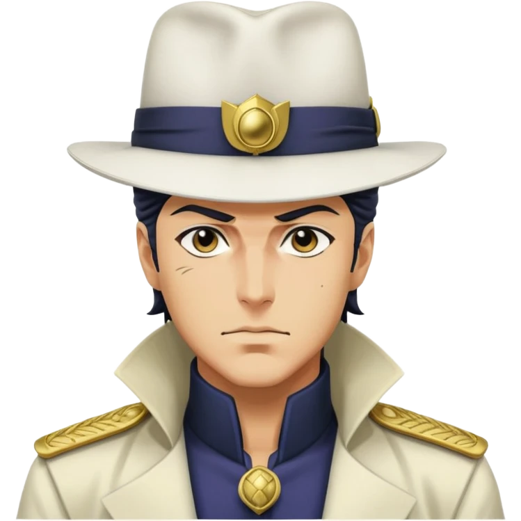Jotaro from JoJo's bizarre adventure emoji